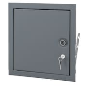 ELMDOR Fire Rated Access Door, 24x24, Prime Coat W/ Cylinder Lock FR24X24PC-CL